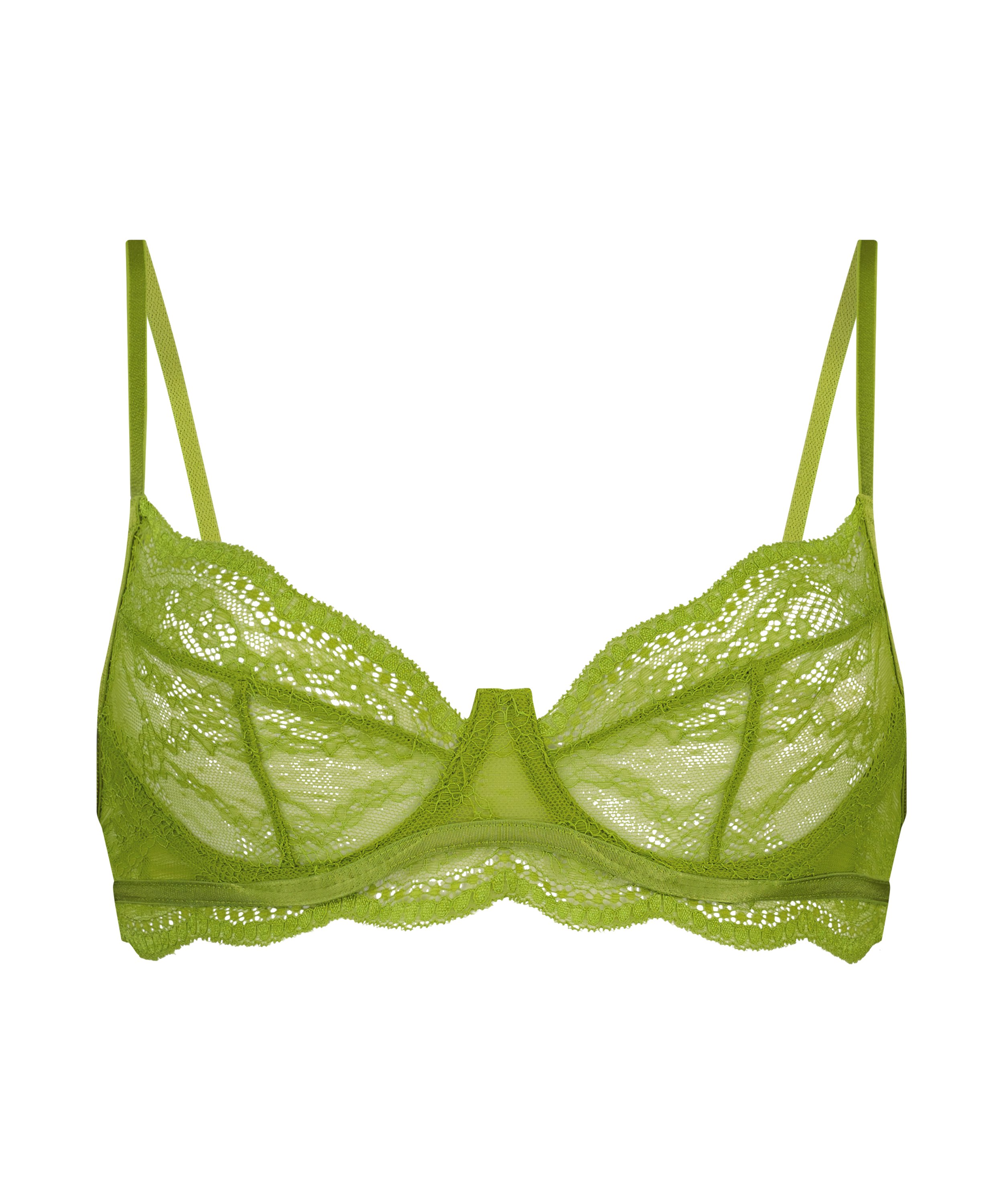 Isabelle Non-Padded Underwired Bra, Green, main