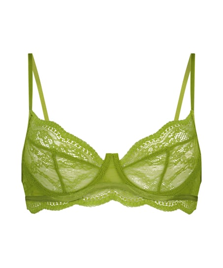 Isabelle Non-Padded Underwired Bra, Green