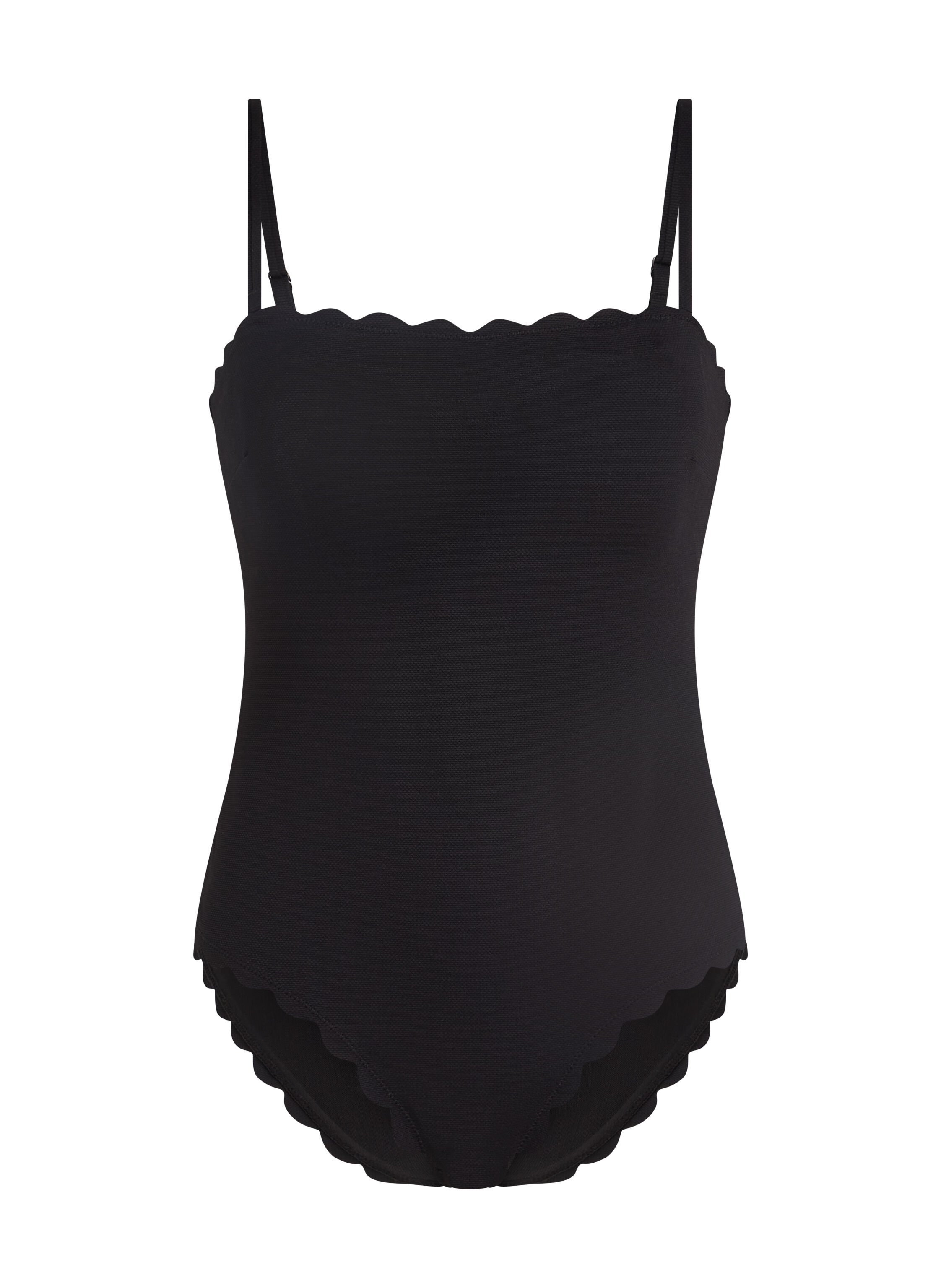 Bandeau Scallop Swimsuit