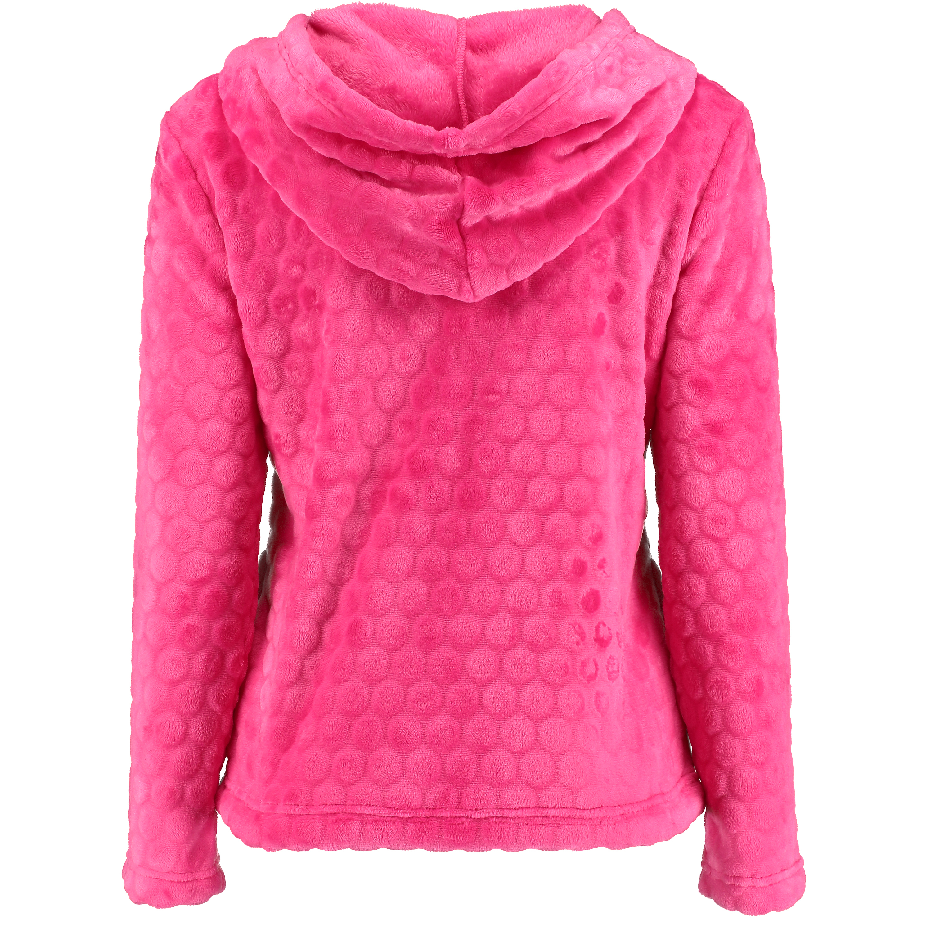 Jacket Bunny cardigown fleece, Pink, main