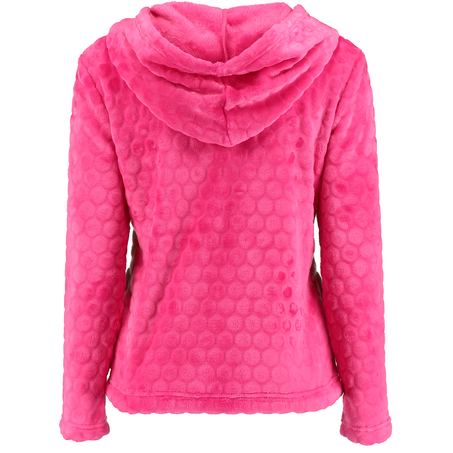 Jacket Bunny cardigown fleece, Pink
