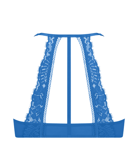 Milaan Padded Underwired Push-Up Bra, Blue