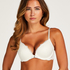 Marine Padded Underwired Push-Up Bra, White