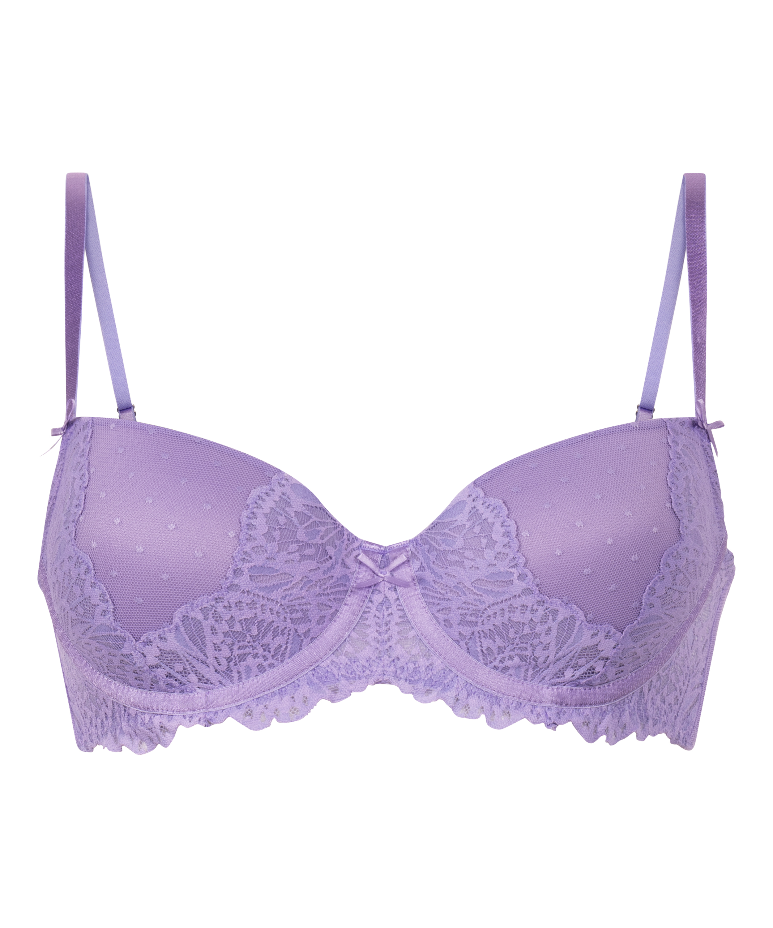 Posie Padded Underwired Bra, Purple, main