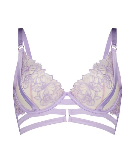 Tara non-padded underwired bra, Purple