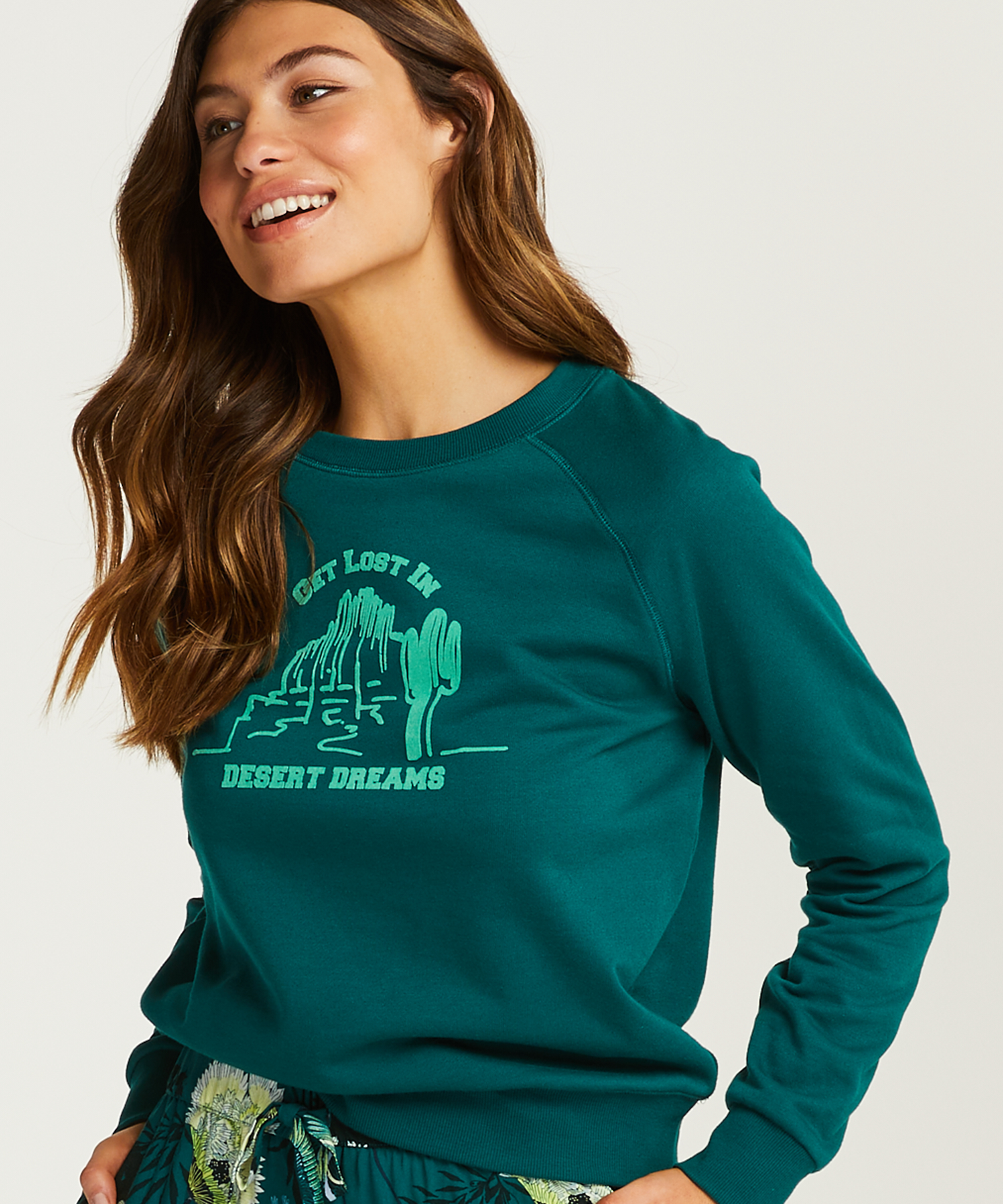 Long sleeve top Sweat Desert, Grey, main