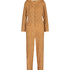 Reindeer Fleece Onesie, Brown
