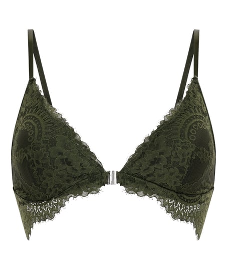 Amara Triangle Bralette, Green