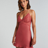 Satin Slip Dress, Pink