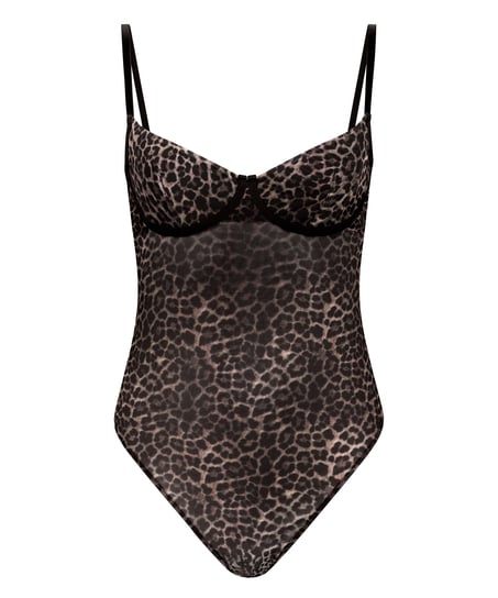 Tara Leopard Body, Black