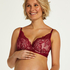 Adelaide Padded Maternity Nursing Bra, Red