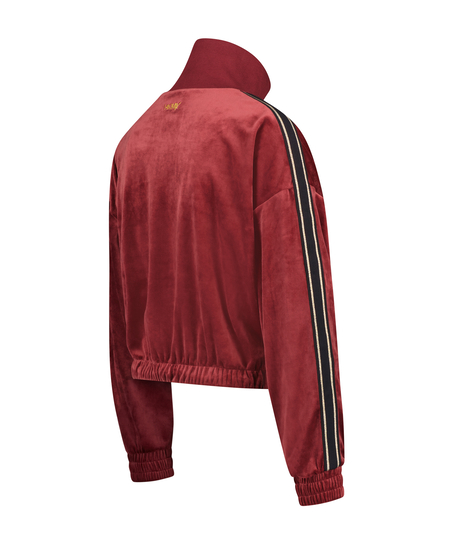 HKMX Sport jacket Velours, Red