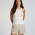 Singlet Tanktop Soft Cotton, White