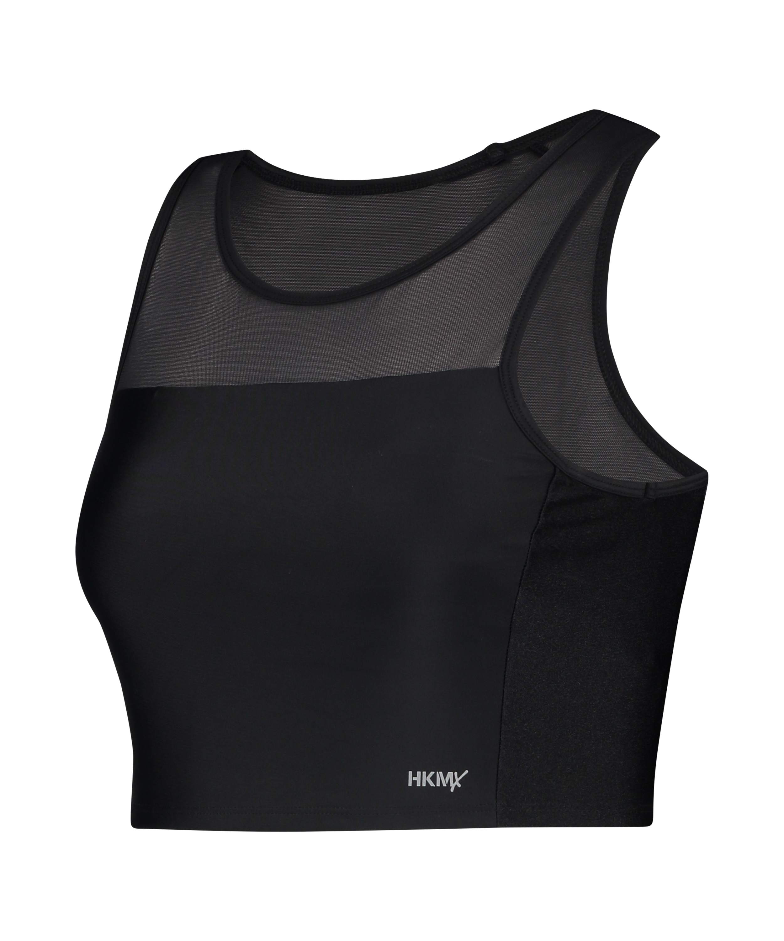 HKMX Shine on Sports cropped tanktop, Black, main