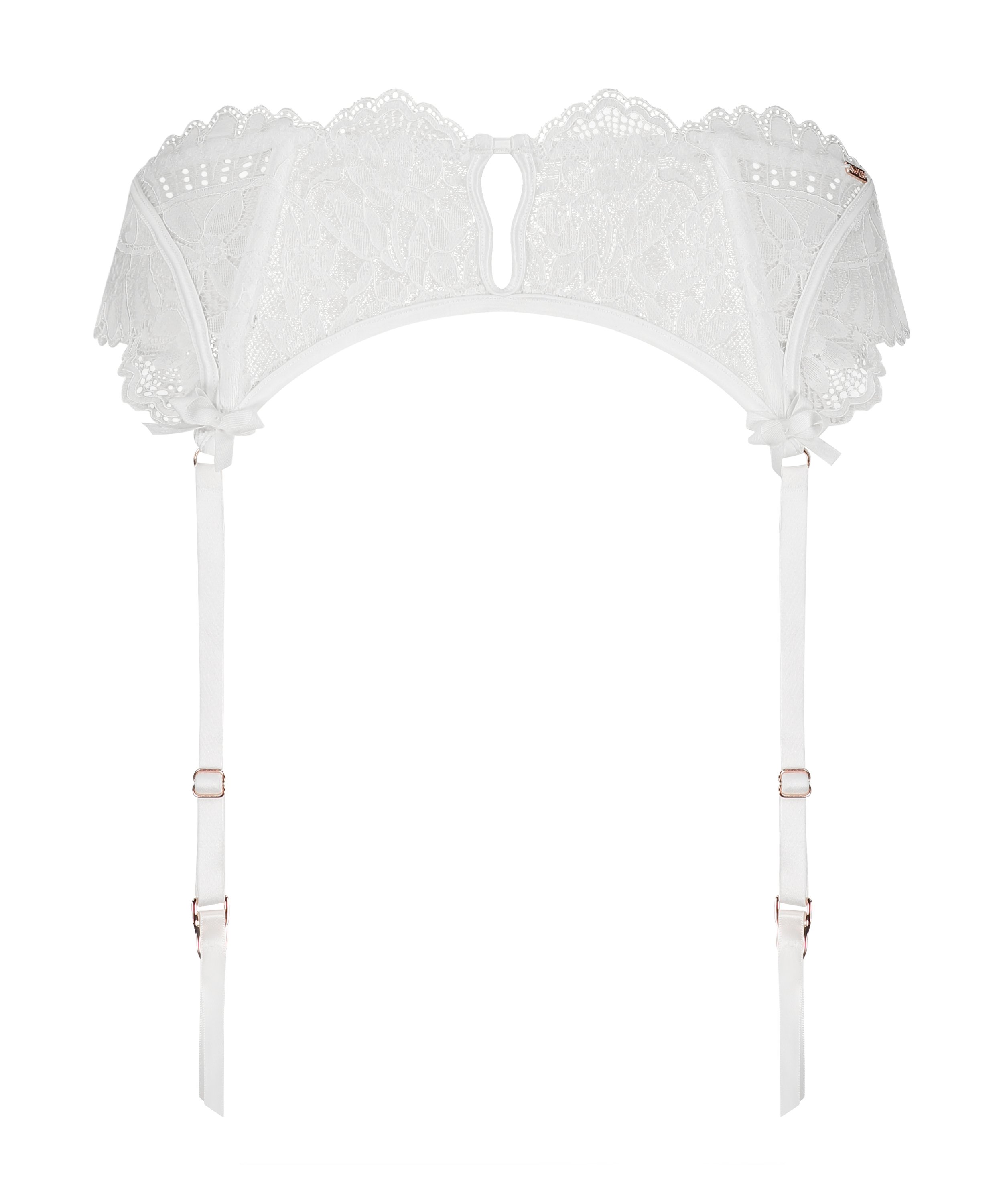 Jamie Suspenders, White, main