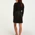 Velvet Bathrobe, Black