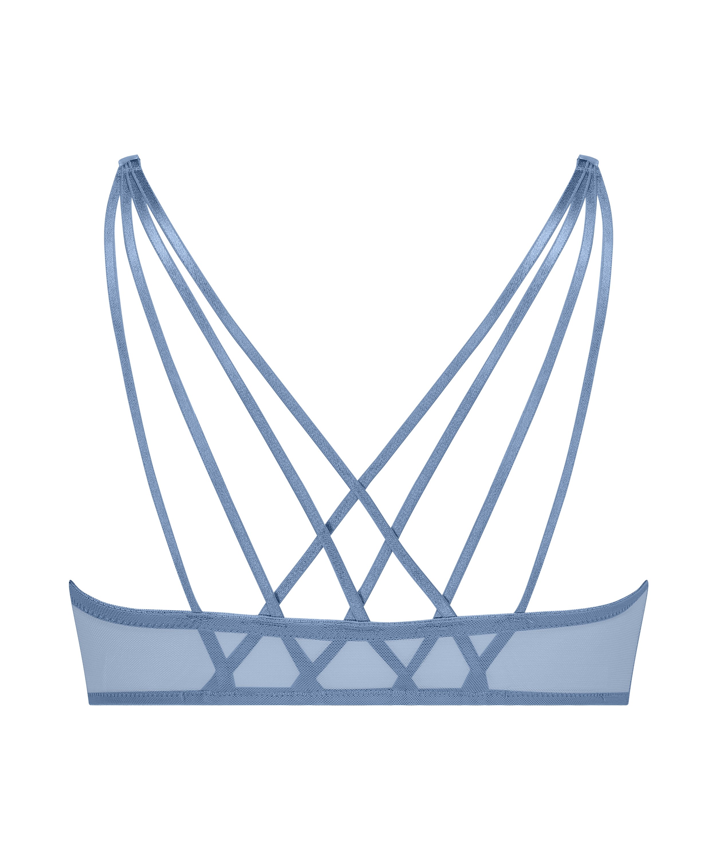 Molly Padded Underwired Push-Up Bra, Blue, main