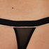 High tanga thong Stefanie I AM, Black