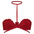 Adele padded underwired bra, Red