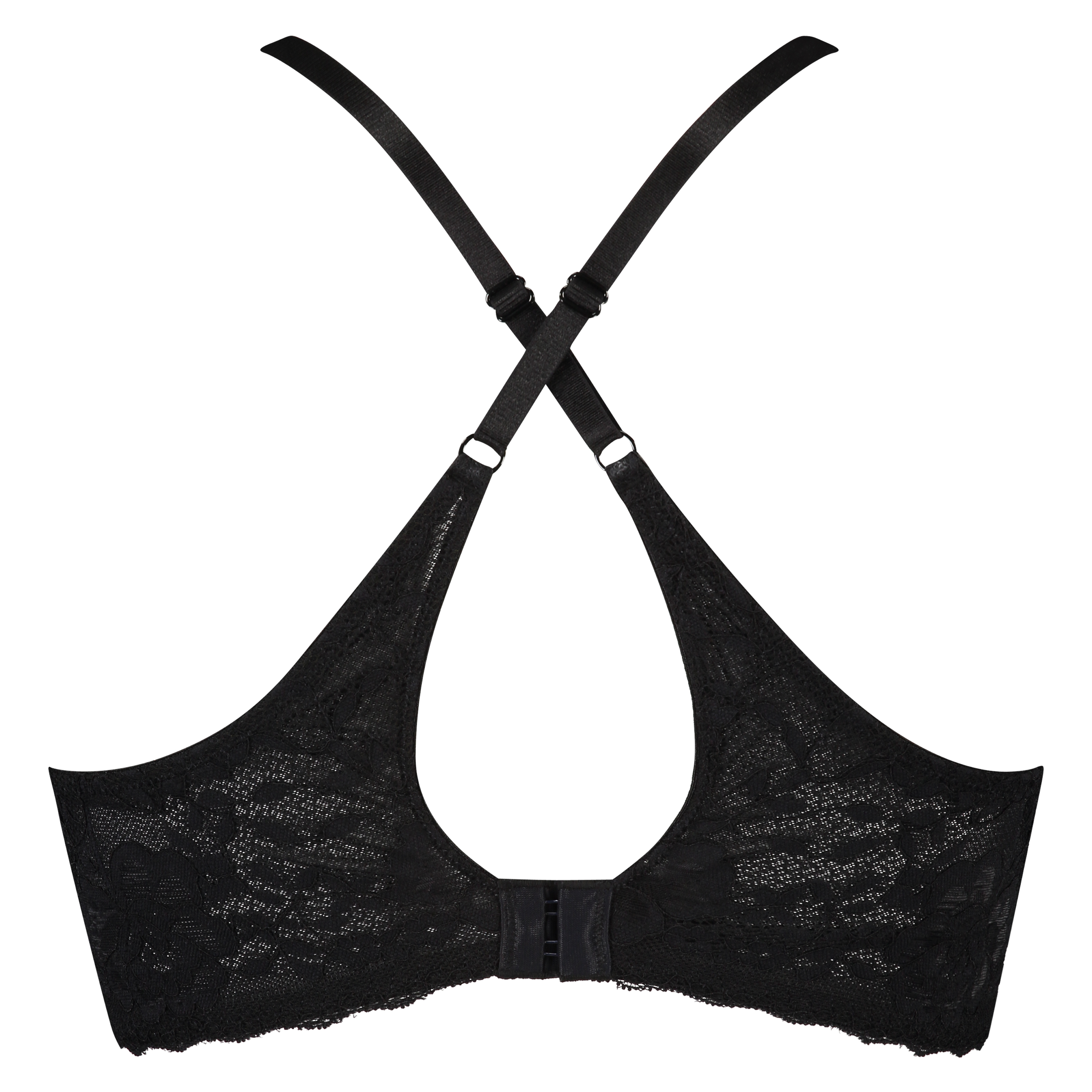 Ava Padded Non-Underwired Bra, Grey, main