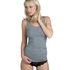 Top with spaghetti straps Tank lace, Grey