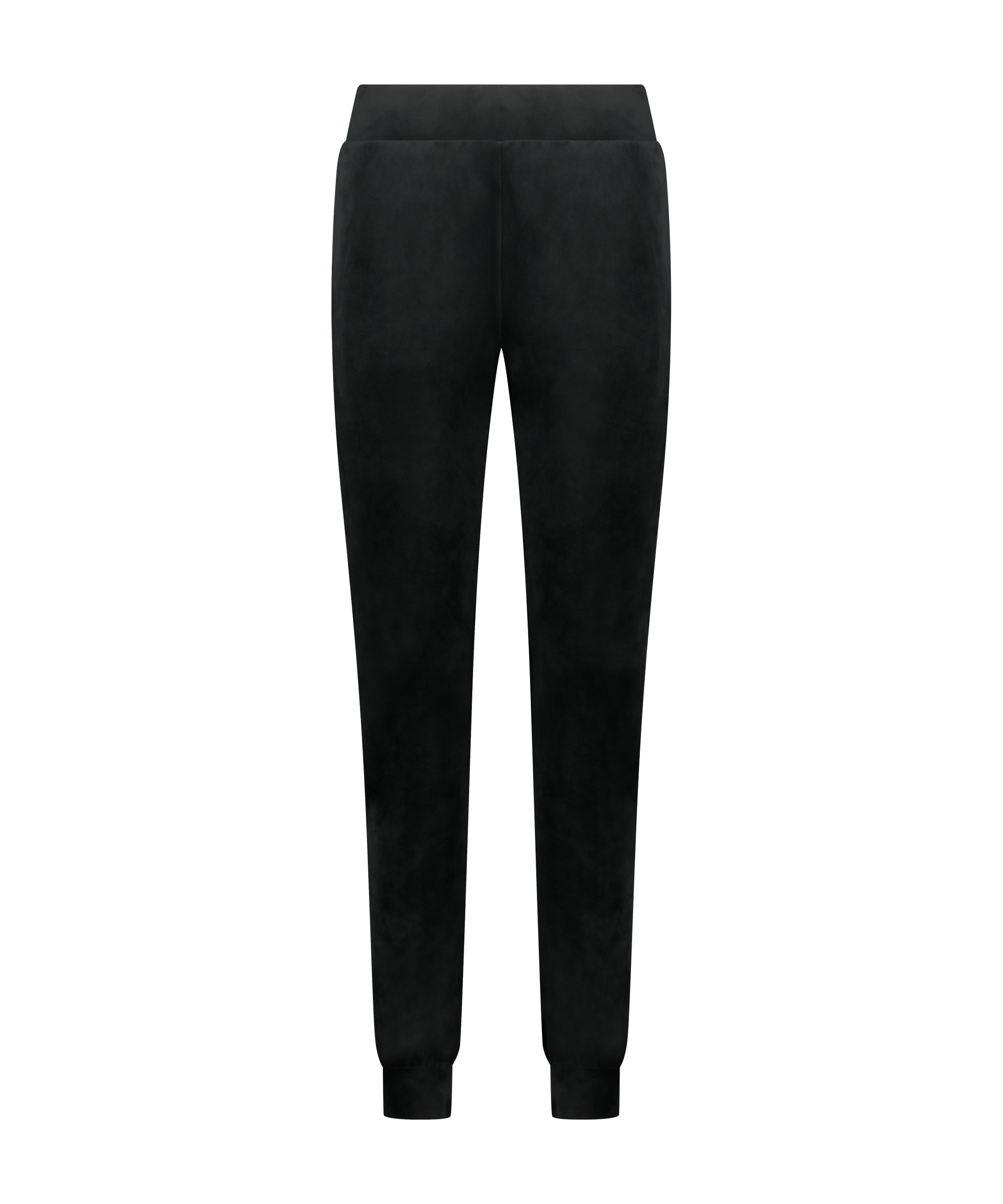Velours Jogging Pants, Black, main