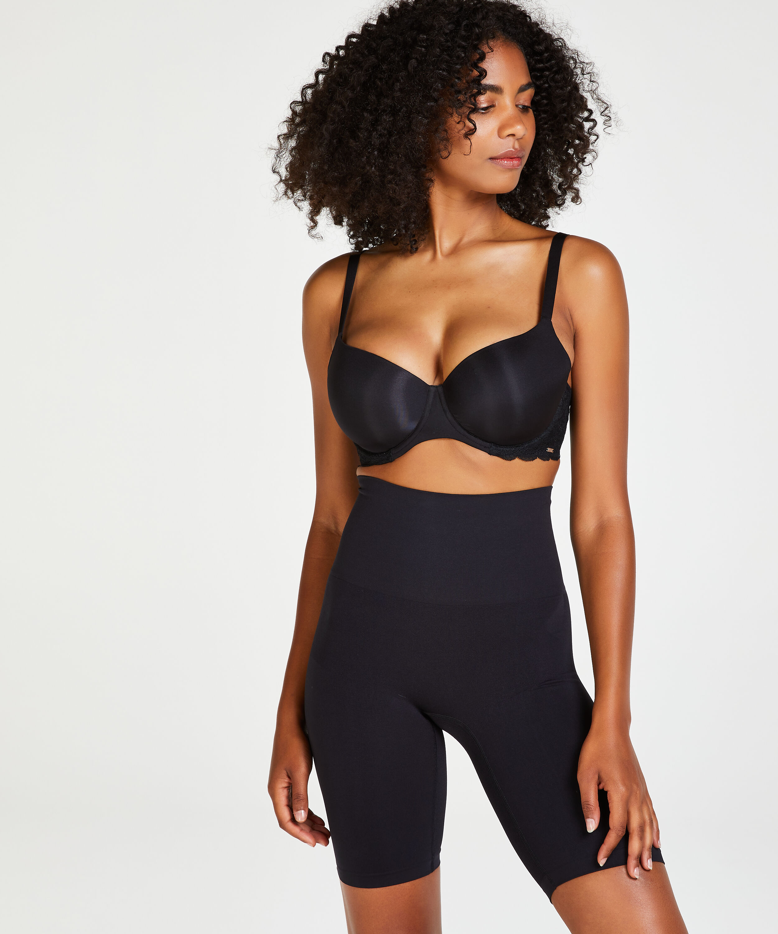 Firming Enhancing Slimmer Trousers, Black Firming Enhancing Slimmer Trousers, Black