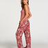 Tall woven pyjama bottoms, Pink