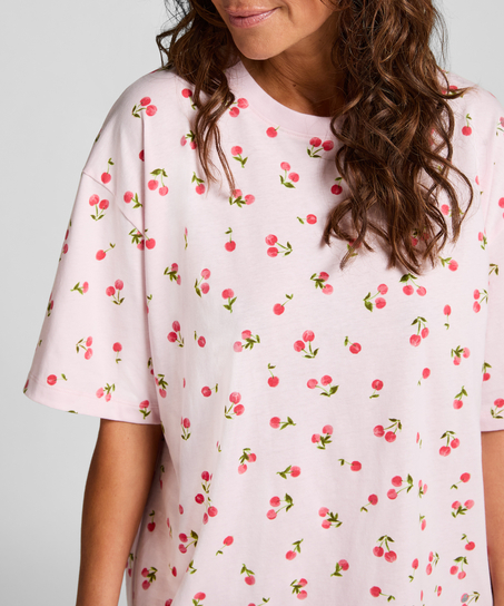 Roundneck Nightshirt, Pink