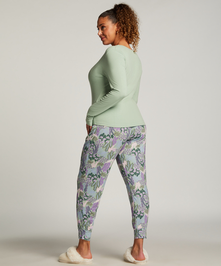 Pyjama pants Jersey, Green