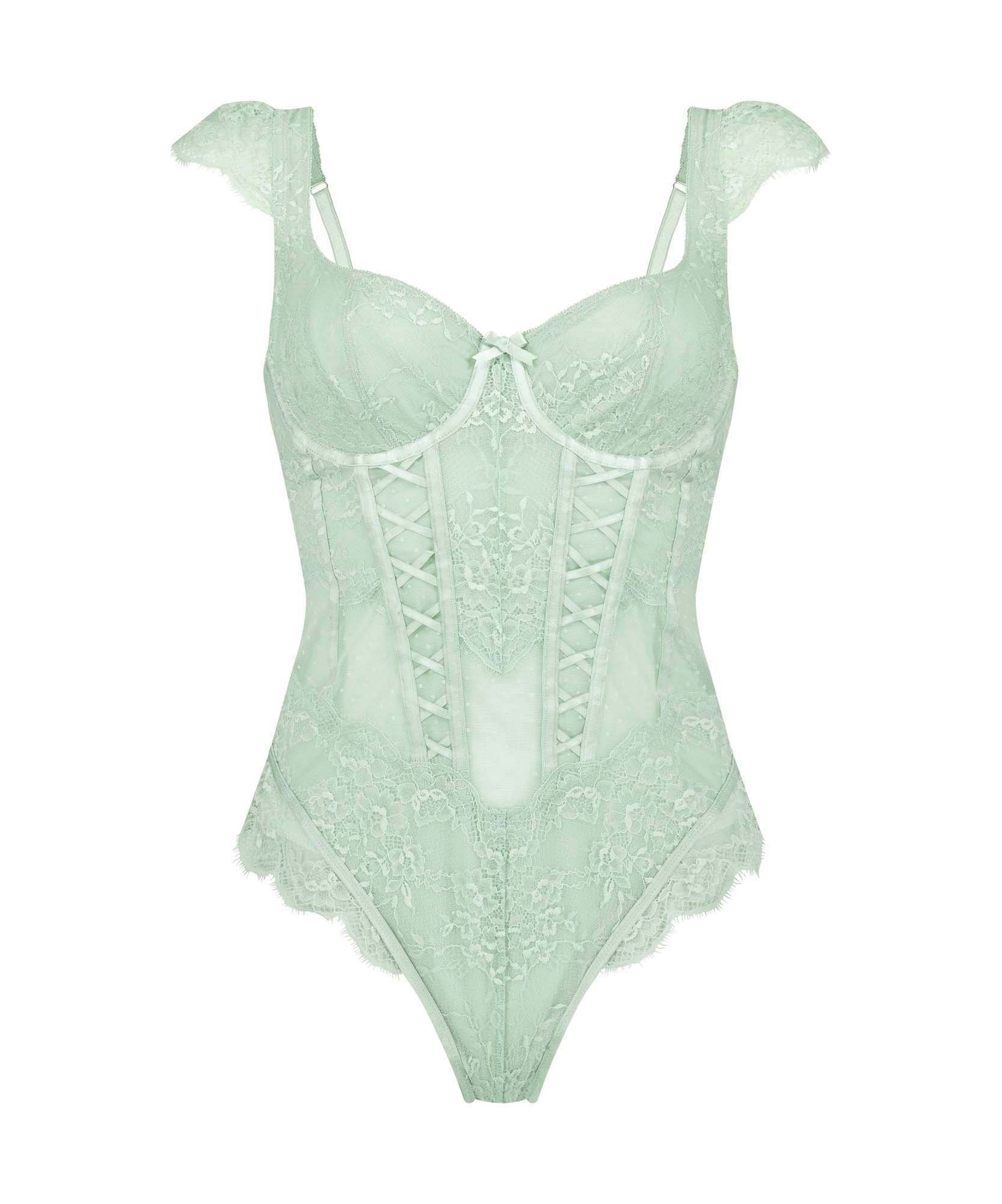 Jolie Non-Padded Underwired Body, Green, main