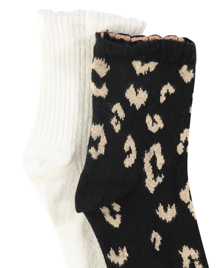 2-Pack Socks, Black