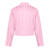 Satin Long-Sleeved Jacket, Pink