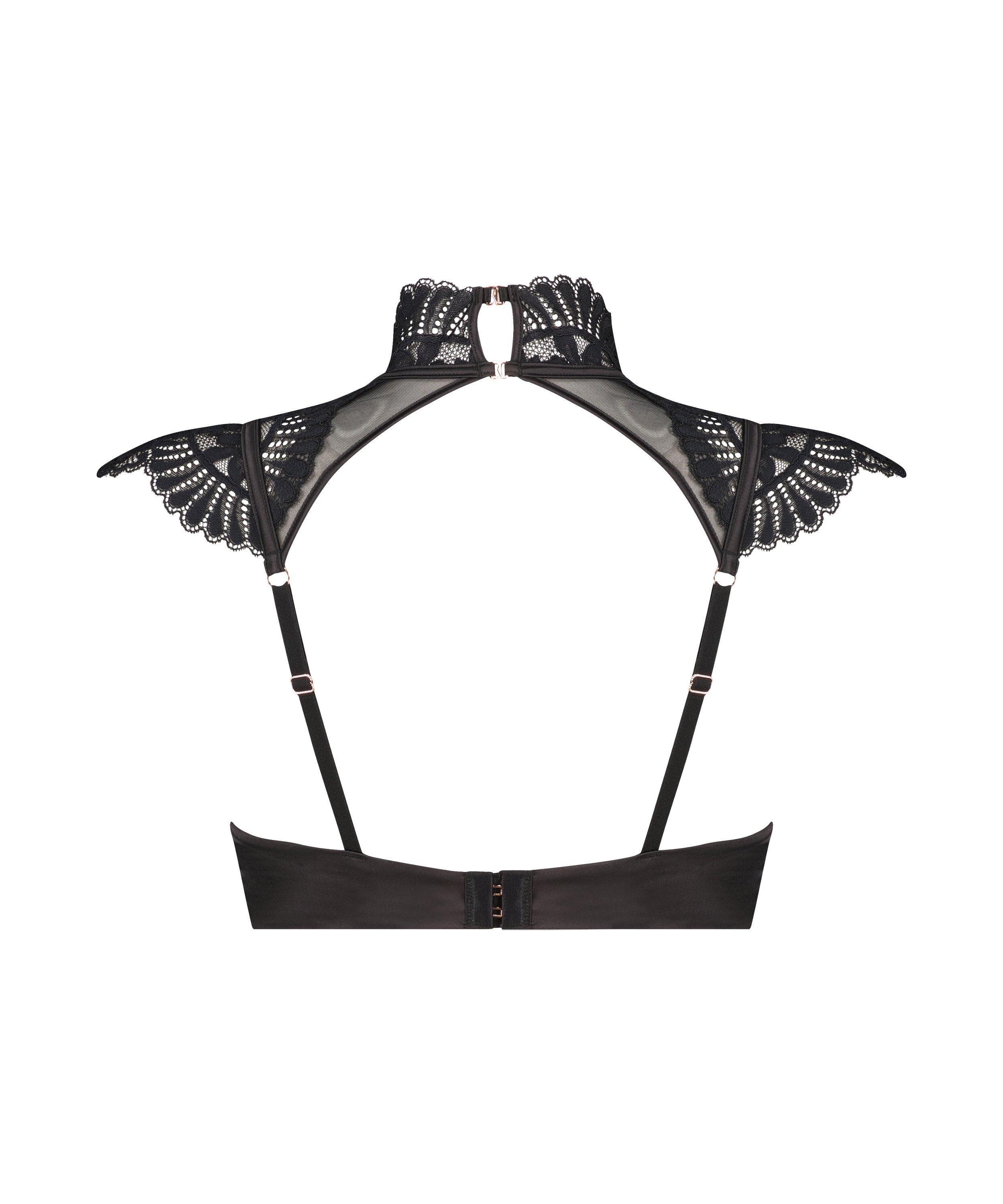 Jamie Padded Underwired Bra, Black, main