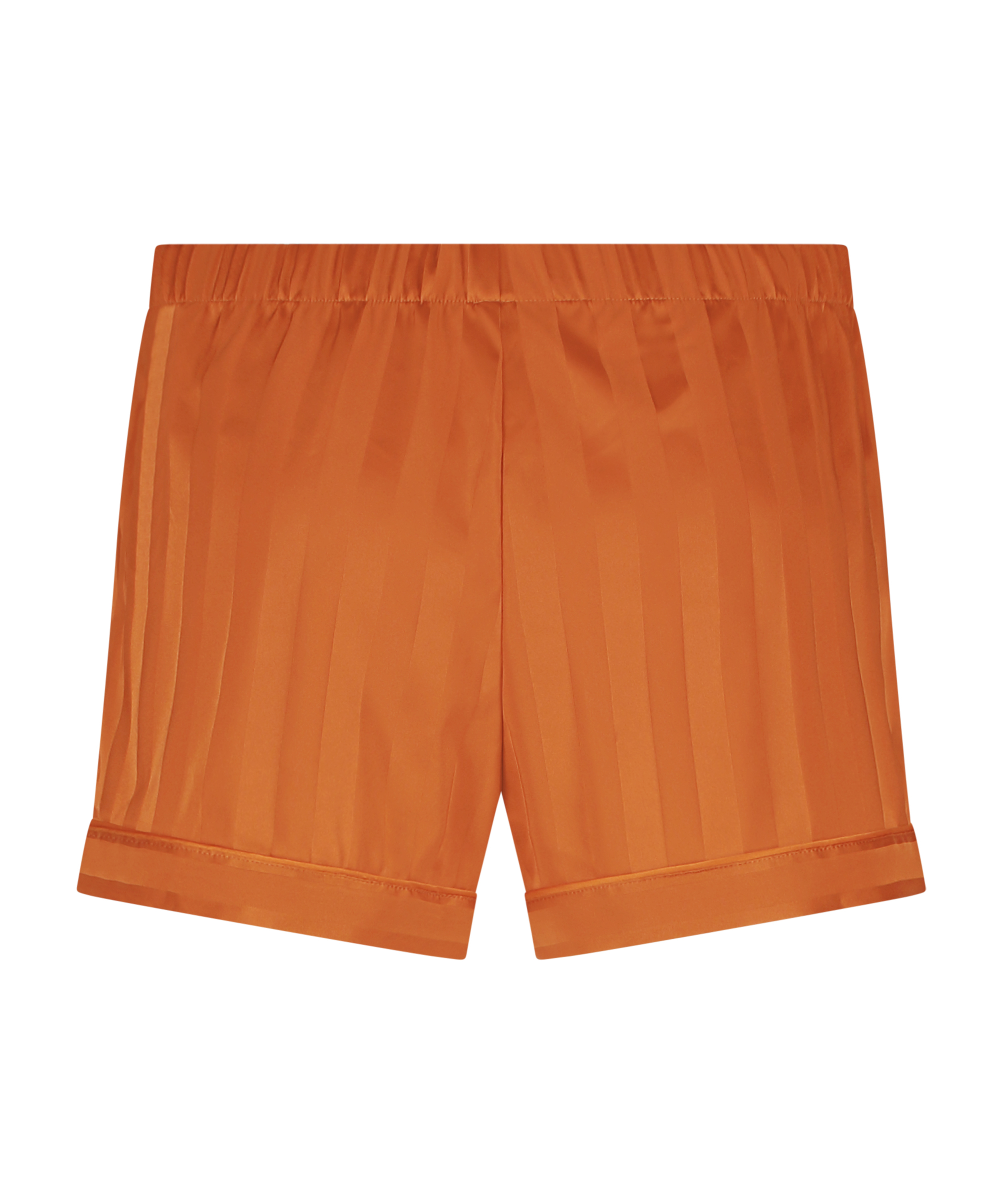Satin pyjama shorts, Orange, main