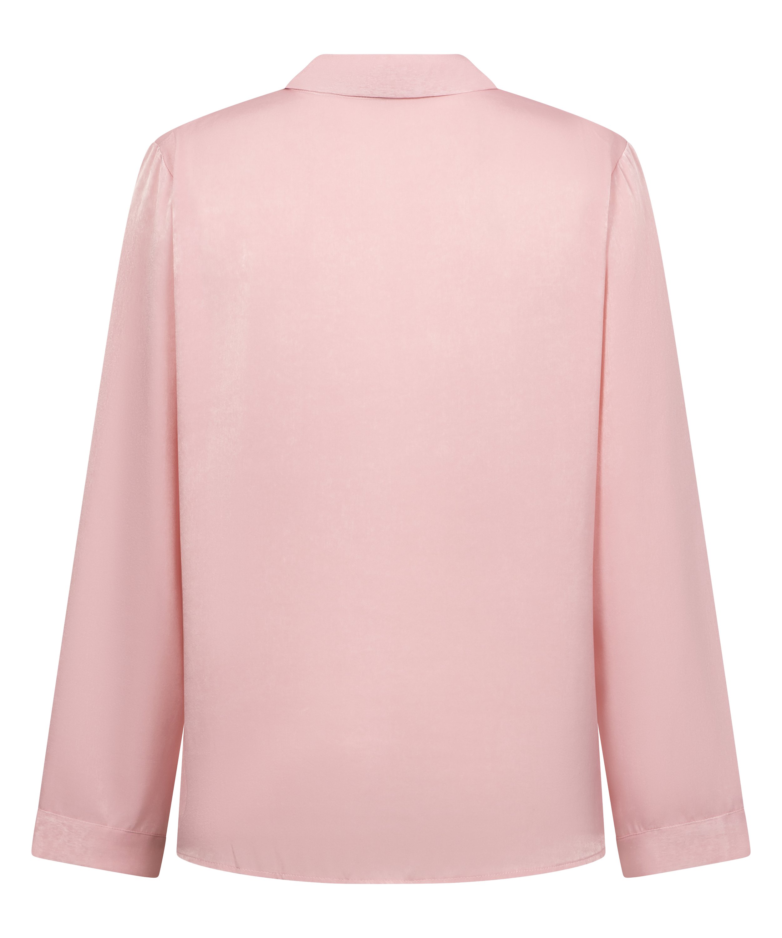 Satin Long-Sleeved Jacket, Pink, main