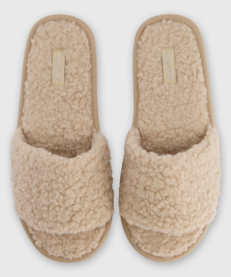 Robin slippers, White