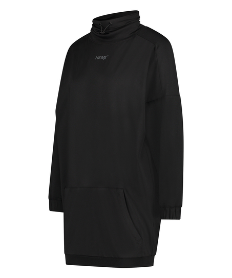 HKMX Yona Sweater Dress, Black