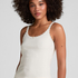 Pointelle Singlet, White