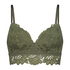 Shiloh Padded Non-wired Longline Bra, Green