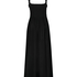 Smocked maxi dress, Black