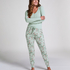 Jersey Pyjama Pants, Green