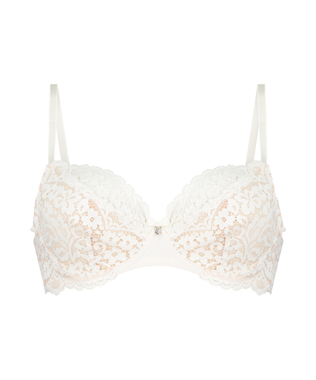 Rose Non-Padded Underwired Bra, White
