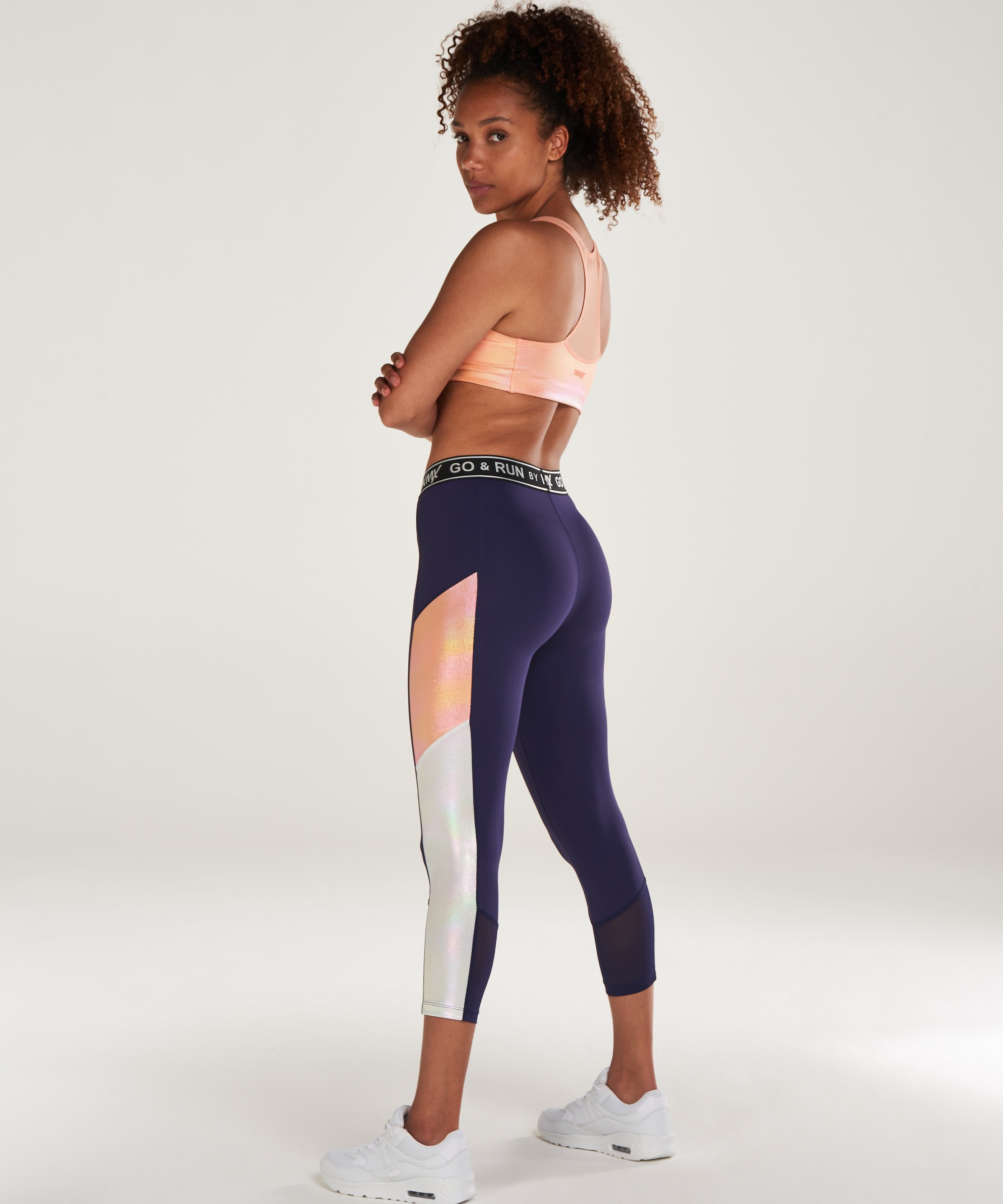 HKMX Regular waist capri, Blue, main