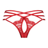 Mitzy Open Crotch Brazilian, Red