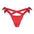 Lust Open Crotch Thong, Red