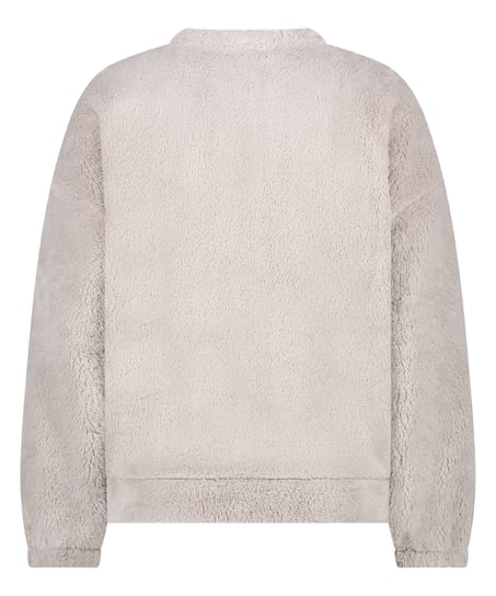 Fleece Snuggle Top, Grey