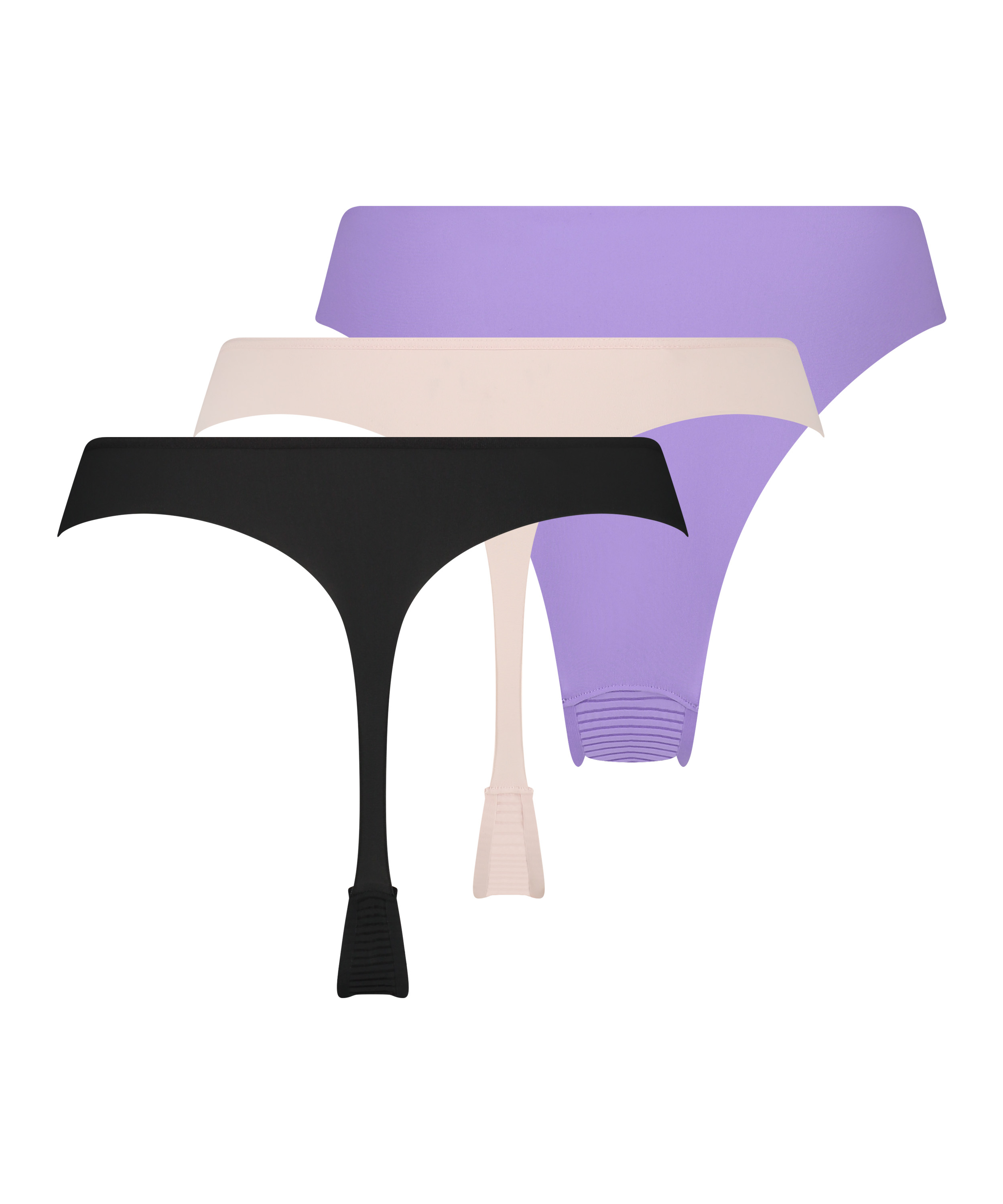 3-Pack Thong, Pink, main