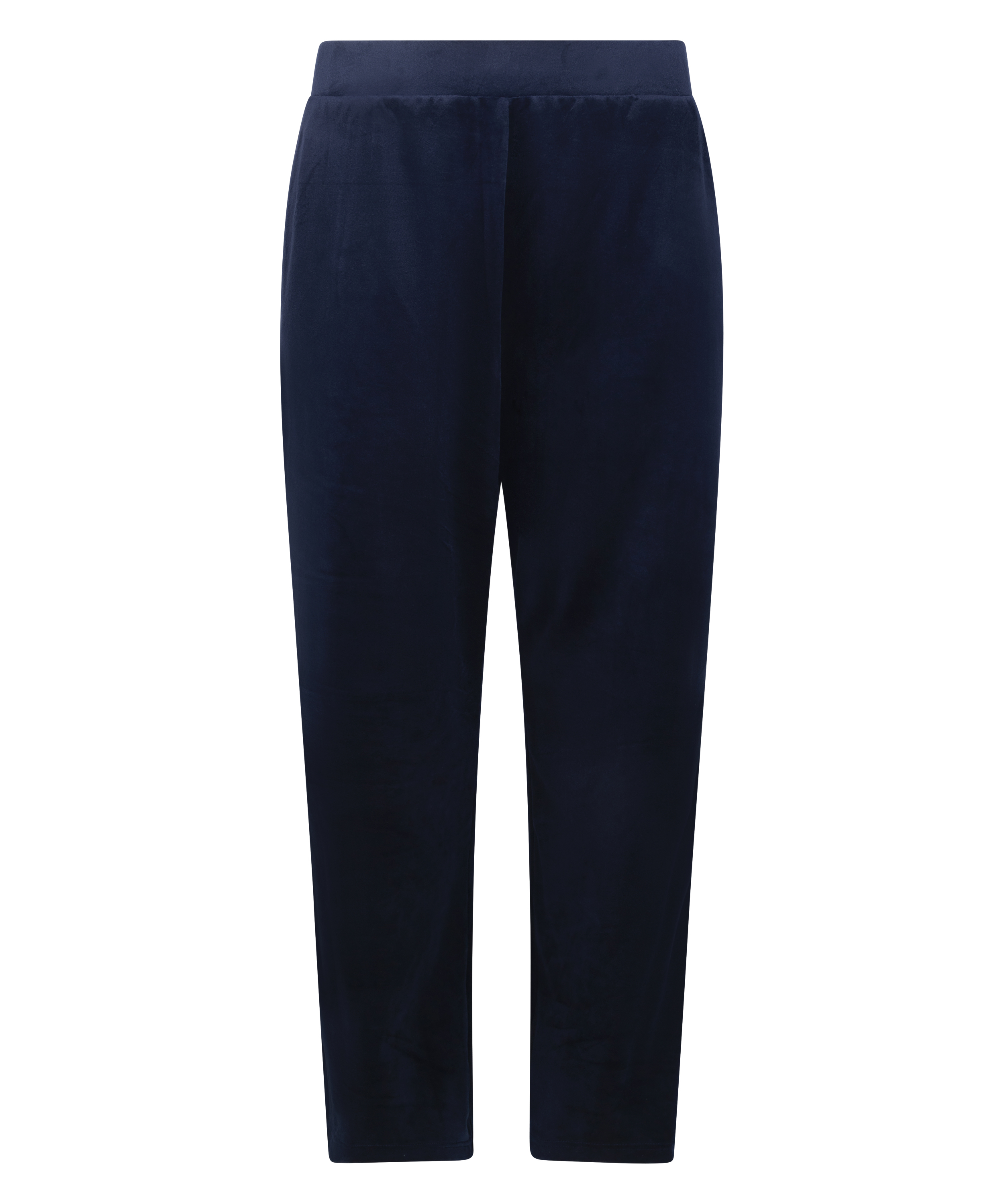 Velours Pyjama Pants, Blue, main