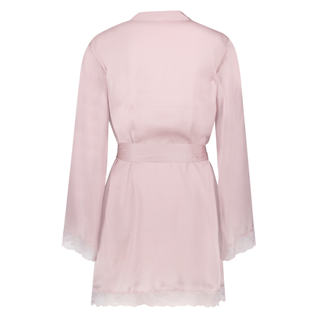 Meili Satin Kimono, Purple